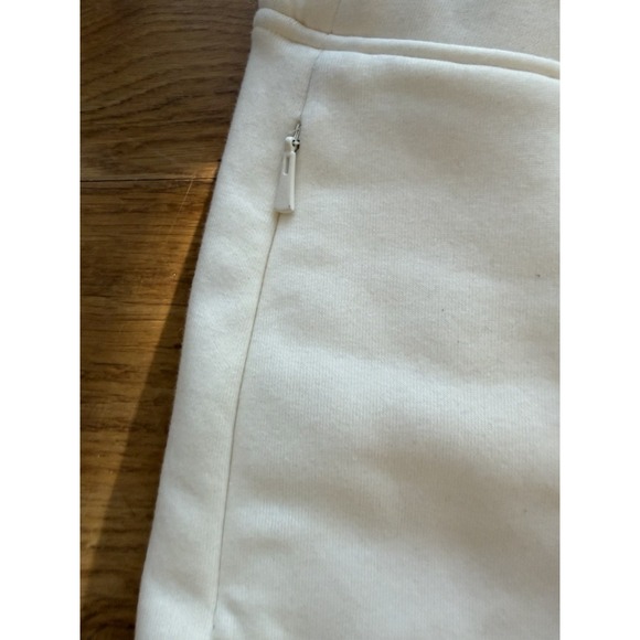 BANANA REPUBLIC Women's White Scuba Joggers Zip Pockets Running Sweat Pants XSP - Picture 9 of 16